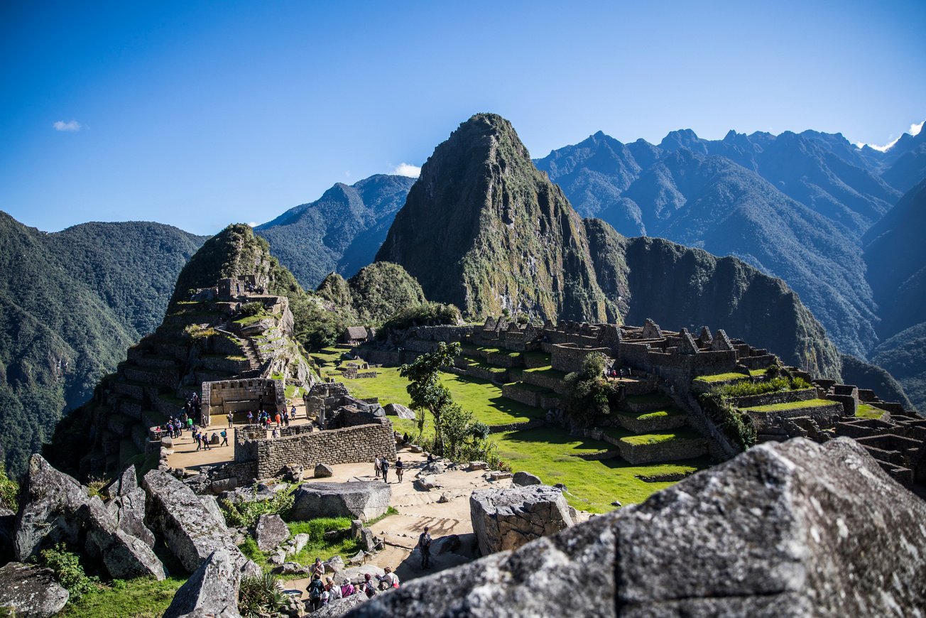  A View of the Machu Picchu in Peru